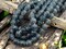 Teal Blue Pompeii Round Beads (24" Strand) Indonesian Glass Beads